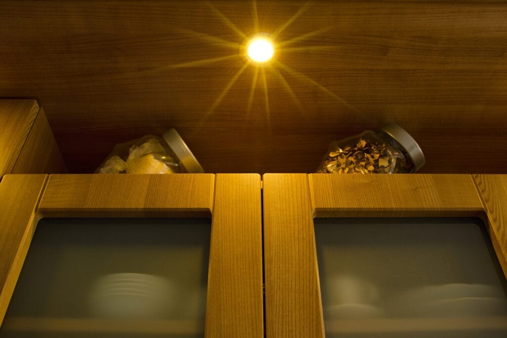 Kitchen Detail With Light 