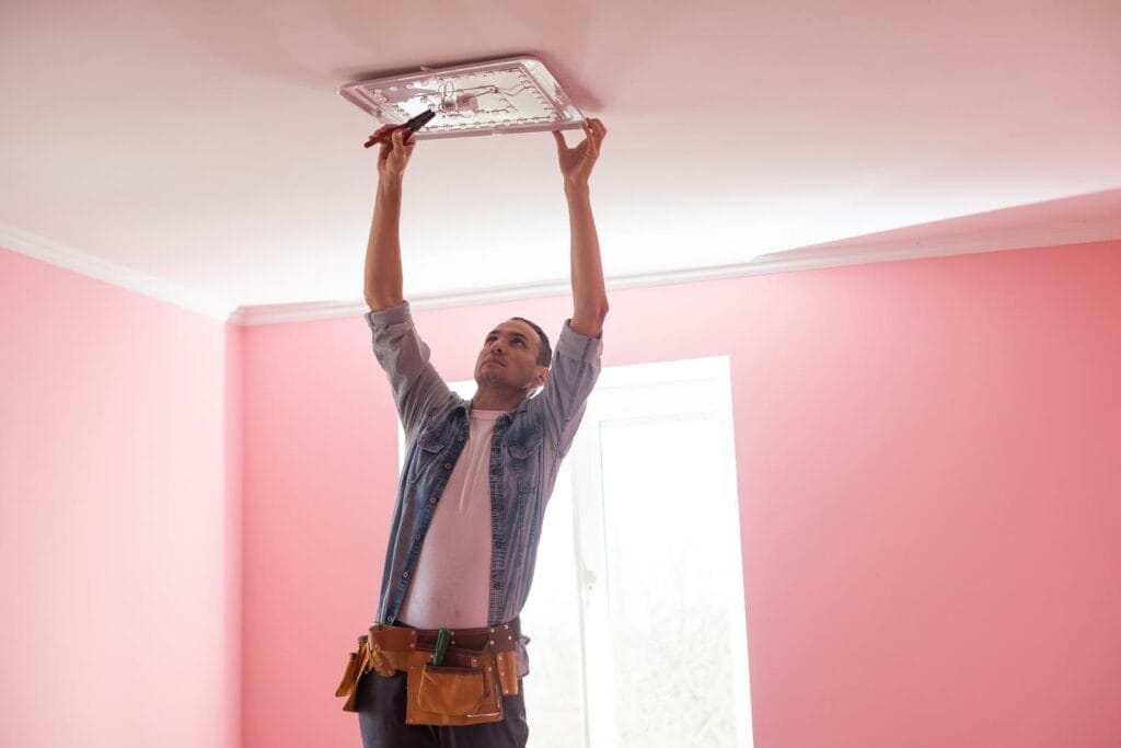 Led Light On The Ceiling