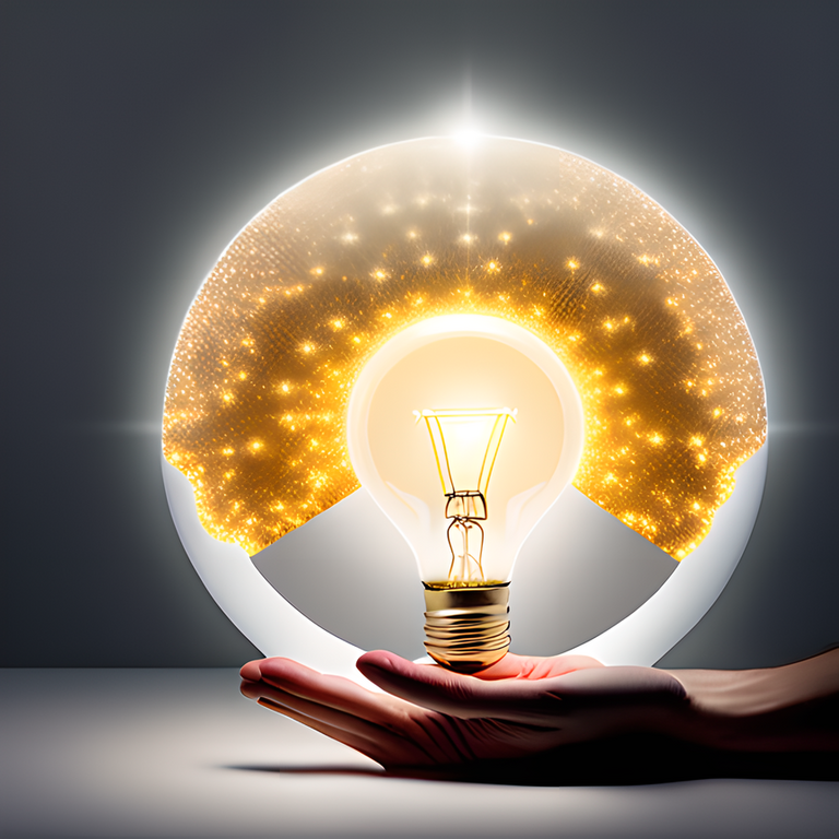 incandescent bulb with an LED light in a home