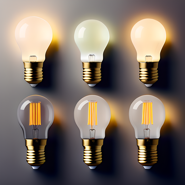 three light bulbs