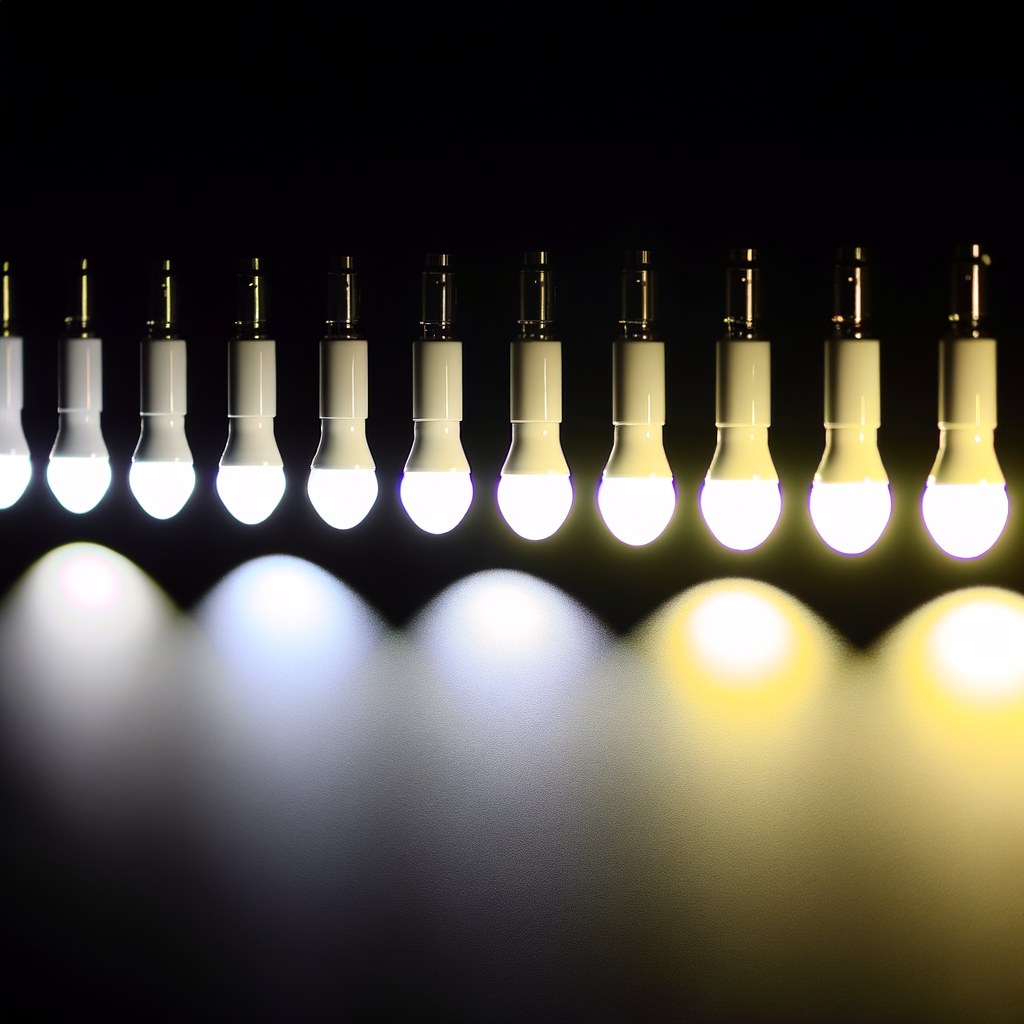 Range of LED bulbs