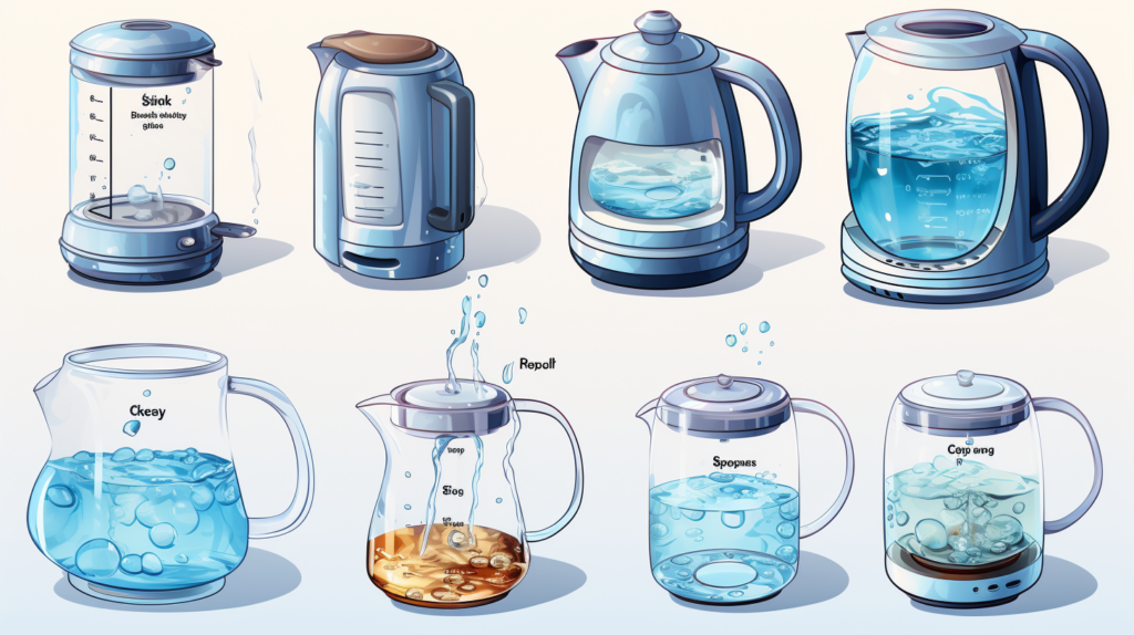 Various cordless electric kettle