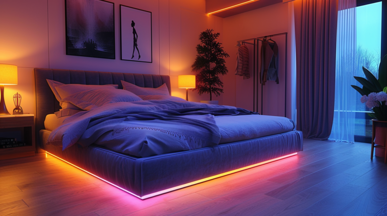 Big Bedrooms With LED Lights: Illuminate Rooms With Ambiance