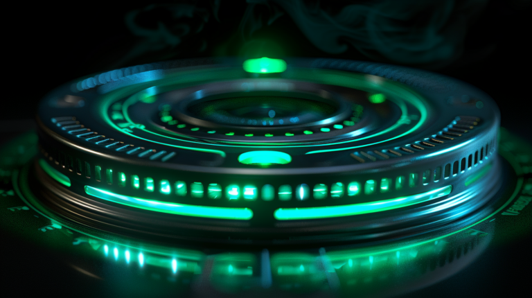 Solid Green Light Smoke Detector: The Light Blinking Pattern