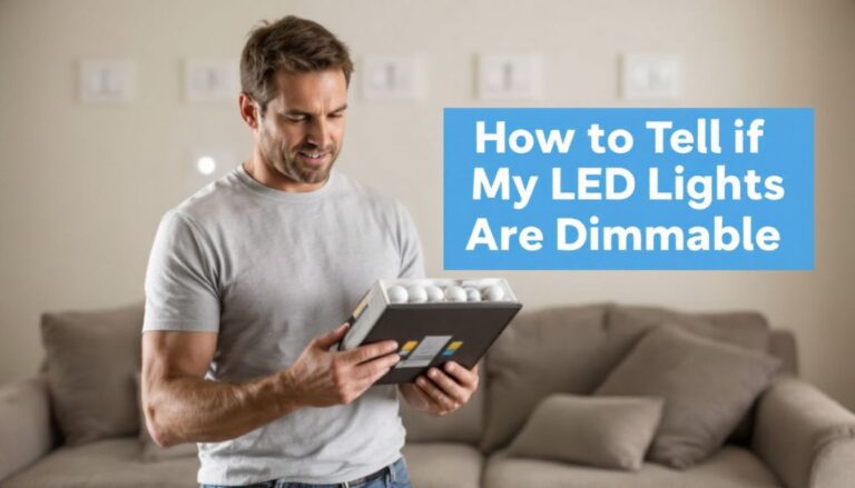 How to Tell if My LED Lights Are Dimmable