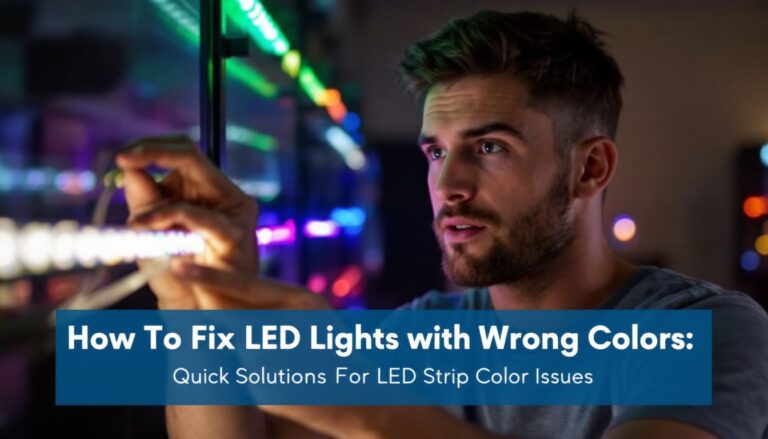 How to Fix LED Lights with Wrong Colors: Quick Solutions for LED Strip Color Issues