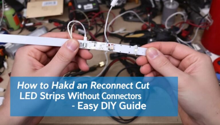 How to Reconnect Cut LED Strips Without Connectors: Easy DIY Guide