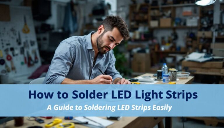 How to Solder LED Light Strips: A Guide to Soldering LED Strips Easily