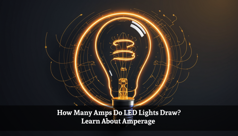 how many amps do led lights draw