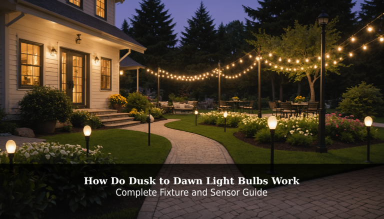 how do dusk to dawn light bulbs work